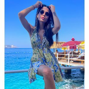 ZARA PRINTED SHORT DRESS